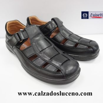 Sandalias Cerradas LUISETTI Sandalia Piel Cerrada Hombre LUI 34000