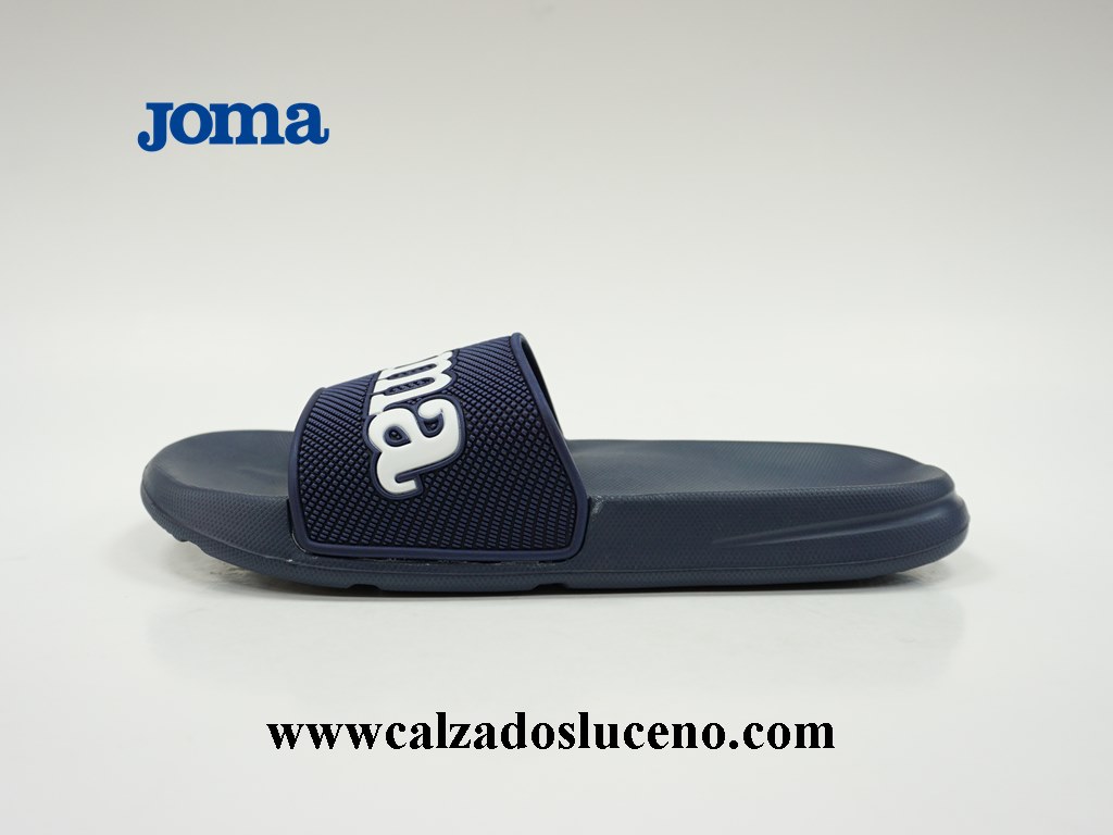 Joma Chancla S.WATES Uomo - Ciabatte Piscina Spiaggia Con Punta Gomma, Marino Giallo - Foto 9