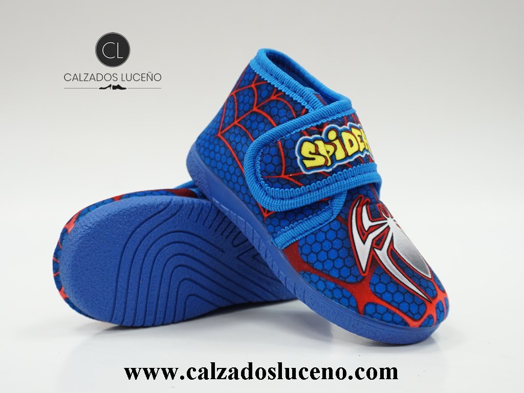 Zapatillas Spiderman - Blanco - Zapatillas Velcro Niño