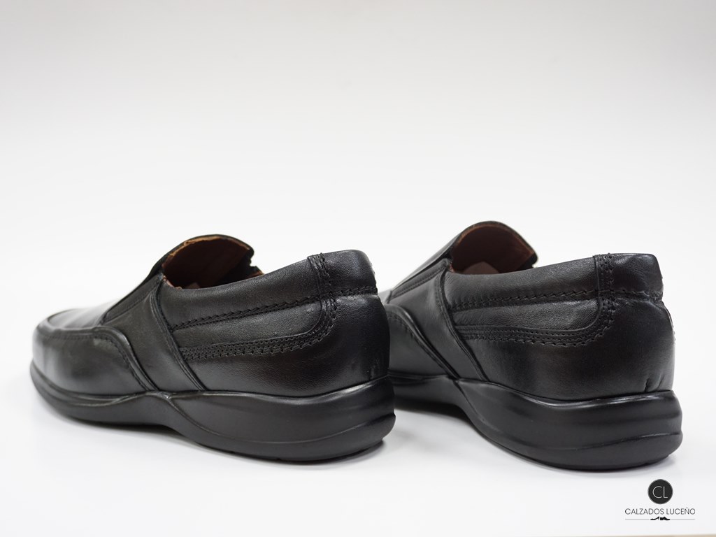 Zapatos Cómodos Con Ancho Especial Para Hombre en color Negro