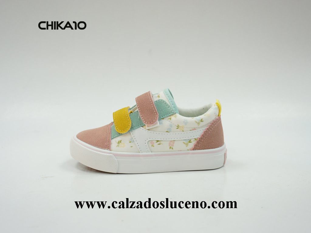 Chica10 Zapatilla Lona Velcro Niña - Calzados Luceño