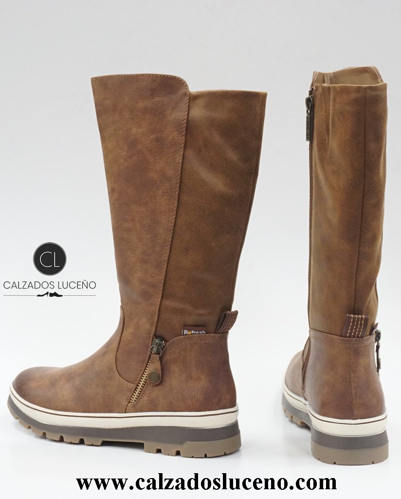 Botas caña outlet alta planas mujer