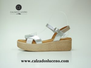 Eva Frutos Sandalia Mujer Plana Plataforma