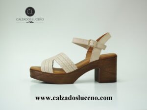 Eva Frutos Sandalia Mujer Tacon y Plataforma
