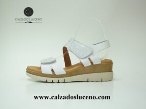 Eva Frutos Sandalia Mujer Velcros Piel