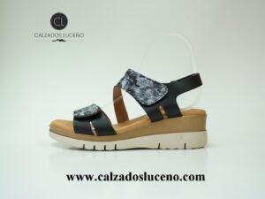 Eva Frutos Sandalia Mujer Velcros Piel