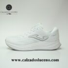 Joma Zapatilla Deoportiva Mujer Cordones Modelo RNEOLS2602 Blanca Nylon Con Plantilla Memory Foan y Suela Antideslizante Fabricadas en Textil Garantizan Una Perfecta Transpiracion, Ideales Para Ginasio.