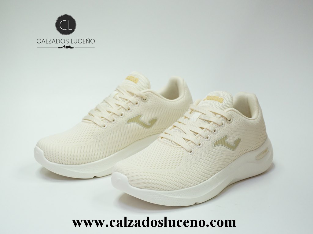 joma Zapatilla Deoportiva Mujer Cordones Modelo CCORLS2615 Beige Nylon Con Plantilla Memory Foan y Suela Antideslizante Fabricadas en Textil Garantizan Una Perfecta Transpiracion
