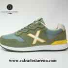 Munich Zapatilla Deportiva Hombre Dash Verde, Amarilla y Kaki Modelo 4150227