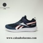 Reebok Deportiva Niño Azul Velcro Nylon Modelo Rush Runner 100237349 Con Plantilla Extraible y Suela Antideslizante Promocion Primavera.