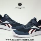 Reebok Deportiva Niño Azul Velcro Nylon Modelo Rush Runner 100237349 Con Plantilla Extraible y Suela Antideslizante Promocion Primavera.
