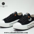 Refresh Zapatilla Lona Plataforma Mujer Negra Modelo 175061 Fabricadas en Textil Transpirable Con La Puntera de Goma Con Cordones Con Suela Antideslizante. Envio Gratis!!