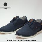 Refresh Zapato Casual Hombre Cordones Azul Marino.